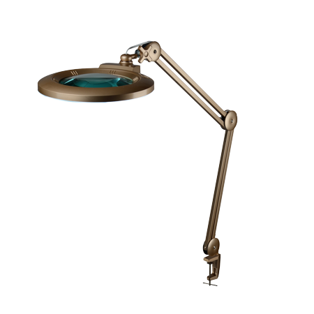 Lampen mit Vergrößerungsglas