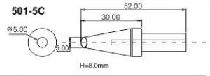 Bakon500-5C Spitze