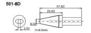 Bakon500-8D Spitze