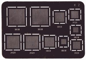 Schablone für Reflow-BGA-Schaltungen Typ K