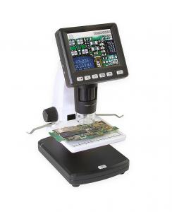 Digitales Mikroskop mit LCD, 12Mpix Auflösung, SD-Karte, USB- und TV-Ausgang