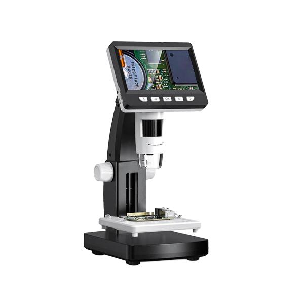 Digitales Mikroskop mit 4,3" LCD, 2Mpix Auflösung, USB-C