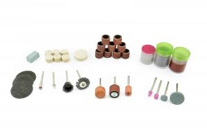 Satz mit 105 Miniwerkzeugen für Mini-Fräs- und Bohrmaschinen