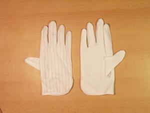 Elastische Handschuhe mit Griff