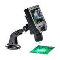 Tragbares LCD-Mikroskop 40x mit Saugnapf, integriertem Akku, USB, microSD