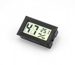 Panel LCD-Hygrometer mit Thermometer schwarz