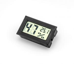 Panel LCD-Hygrometer mit Thermometer schwarz