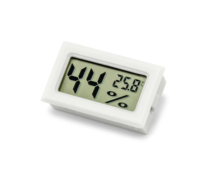 Panel LCD-Hygrometer mit Thermometer weiß