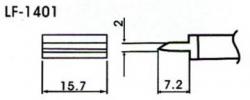 Spitze für bleifreie Lötkolben 12-1401