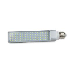 LED-Lampe E27, 80xLED, Aluminium-Kühlkörper, 6000K, 1200lm, 9W