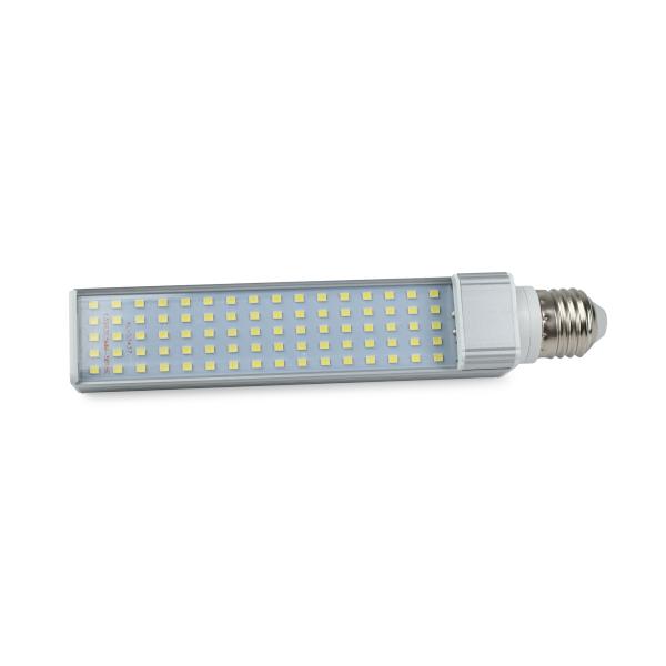 LED-Lampe E27, 80xLED, Aluminium-Kühlkörper, 6000K, 1200lm, 9W