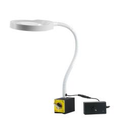 LED-Lampe mit Vergrößerungsglas PDOK PD-032B weiß 8D 3x Vergrößerung mit Magnetfuß