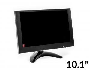 LCD VA Monitor 10,1" 1920x1080 HDMI BNC VGA AV, Metallgehäuse