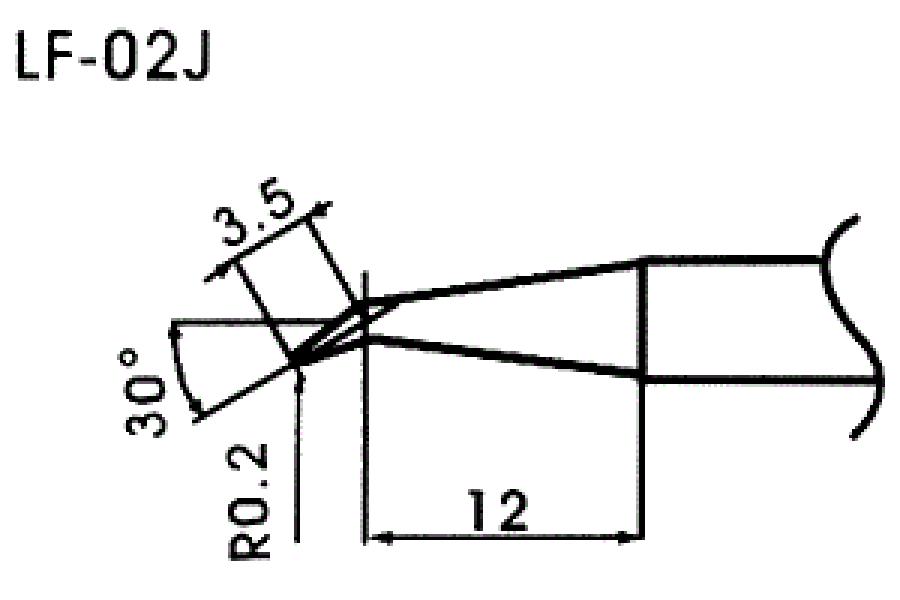 Bleifreie Lötspitze LF-02J