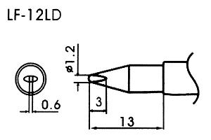 Bleifreie Lötspitze LF-12LD