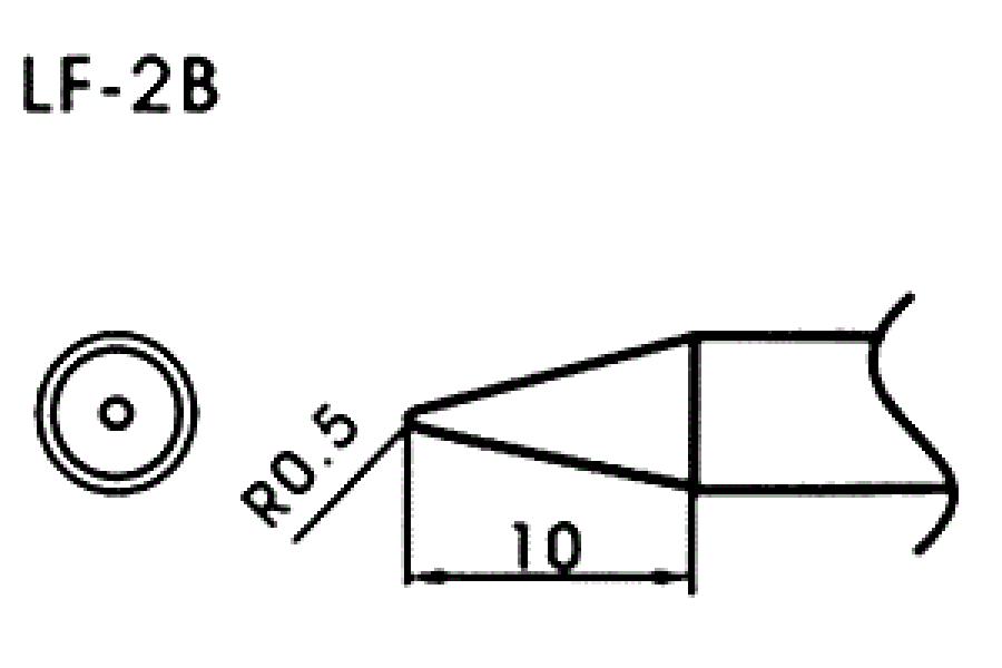 Bleifreie Lötspitze LF-2B