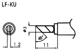 Bleifreie Lötspitze LF-KU