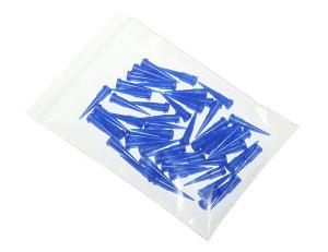 Konische Kunststoff-Dosiernadeln blau 22G 50St