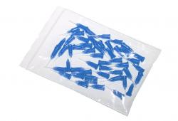 Dosiernadeln mit flexibler Polypropylenkanüle blau 22G 50 Stück