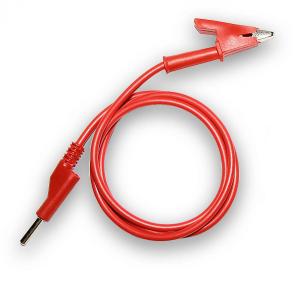 Kabel für Labornetzgeräte 50cm rot