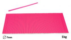 Schmelzklebstoff rosa Minen für Klebepistole Durchmesser 7mm 1kg