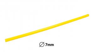 Schmelzbare gelbe Patrone für Klebepistole Durchmesser 7mm 1St
