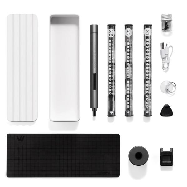 Präziser Akku-Schrauber Wowstick 1F+ mit 56-teiligem Bit-Set