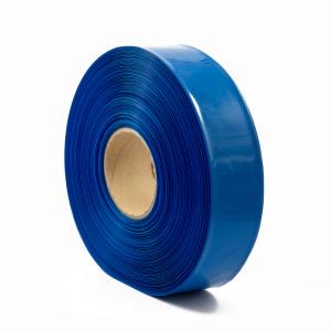 Blaue PVC-Schrumpffolie 2:1 Breite 57,5mm, Durchmesser 35mm