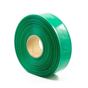 Grüne PVC-Schrumpffolie 2:1 Breite 67mm, Durchmesser 41mm