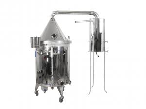 Destillationskolonne für die Destillation von Wasser, Kwas und ätherischen Ölen 100L mit elektrischer Heizung