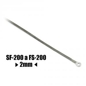 Ersatz-Widerstandsschmelzdraht für Schweißmaschine FS-200 und SF-200 Breite 2 mm Länge 243mm