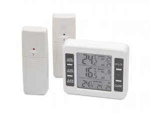 Digitales Thermometer mit Alarm und zwei drahtlosen Sensoren - 40°C bis 60°C