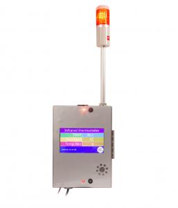 Automatisches System zur Messung der Oberflächentemperatur des menschlichen Körpers mit Alarm