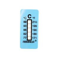 Selbstklebender Thermometer-/Anzeigestreifen nicht umkehrbar 77-99°C