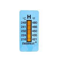 Selbstklebender Thermometer-/Anzeigestreifen nicht umkehrbar 216-249°C
