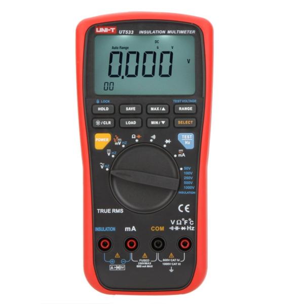 UNI-T UT533 Multimeter mit Isolationswiderstandsmessfunktion