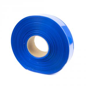 Blaue PVC-Schrumpffolie 2:1 Breite 40mm, Durchmesser 24mm