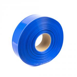Blaue PVC-Schrumpffolie, 50 mm breit, 30 mm Durchmesser
