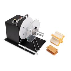 Universeller Aufwickler/Aufwickler für Selbstklebeetiketten und Etiketten bis zu 80 mm