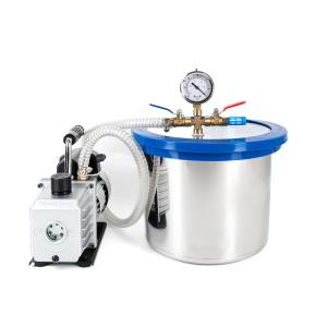 Vakuumkammer 8L mit Ölpumpe 230V/50Hz