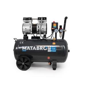 Ölfreier Kompressor Matabro MB-K202 - 50l, 230V, 1500W