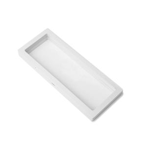 Präsentationsmembran 3D-Rahmen weiß 9x23x2 cm