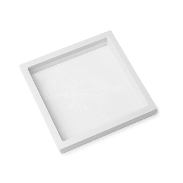 Präsentationsmembran 3D-Rahmen weiß 18x18x2 cm