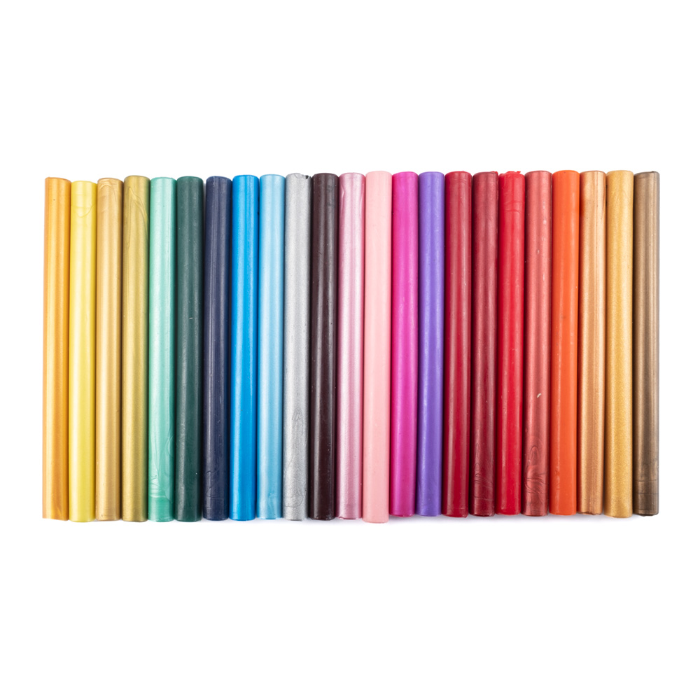 Dekorativer Schmelzkleber, Farbe olivbraun