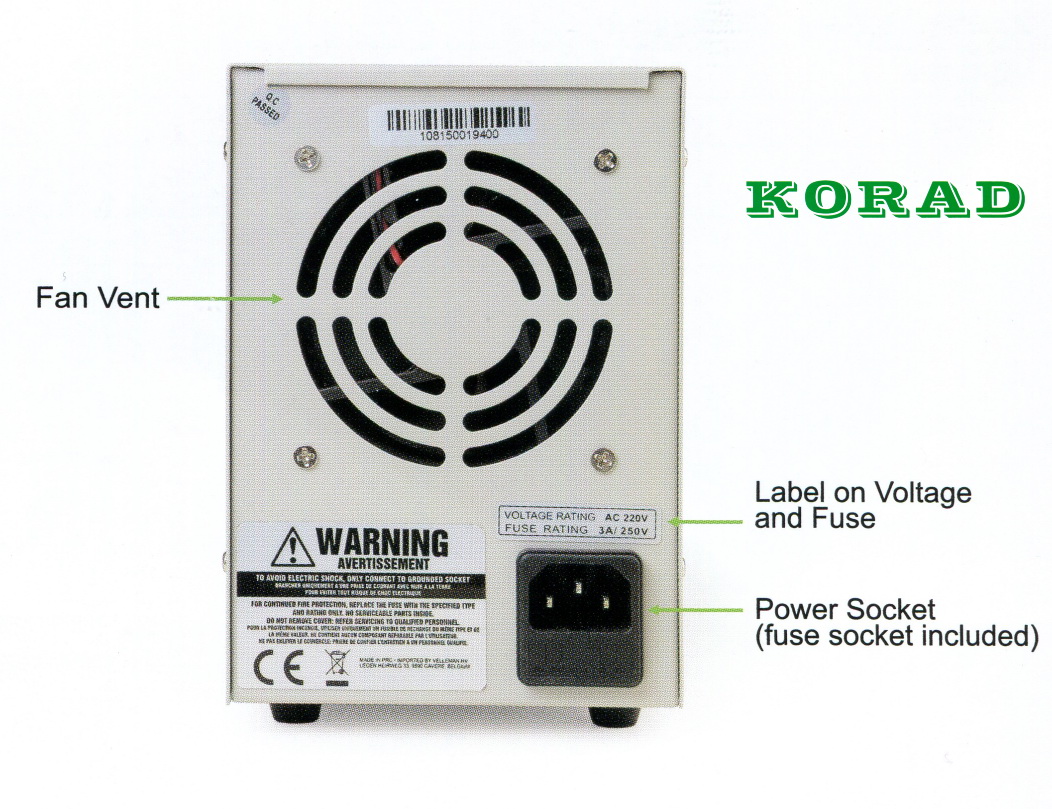 Labornetzgerät Korad KA3003D