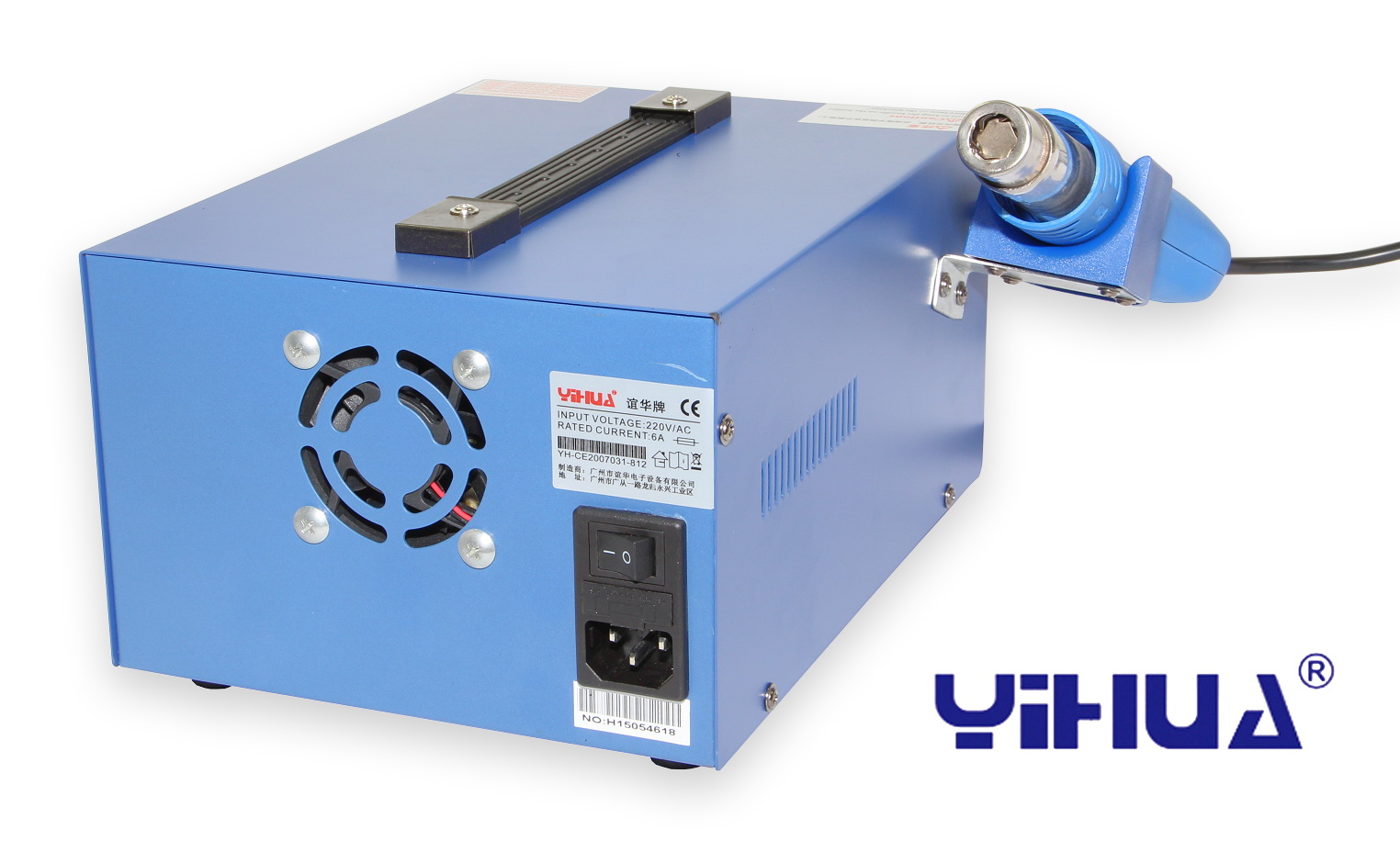 Nacharbeitsplatz mit Yihua 853D+ Laborquelle