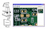 Digitales Mikroskop mit LCD, 5Mpix Auflösung, SD Karte, USB und TV Ausgang