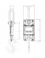 Hängewaage SF-912 bis zu 300kg