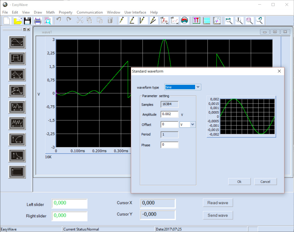 Funktionsgenerator Siglent SDG810 1CH 14bit, 125MSa/s, 10MHz