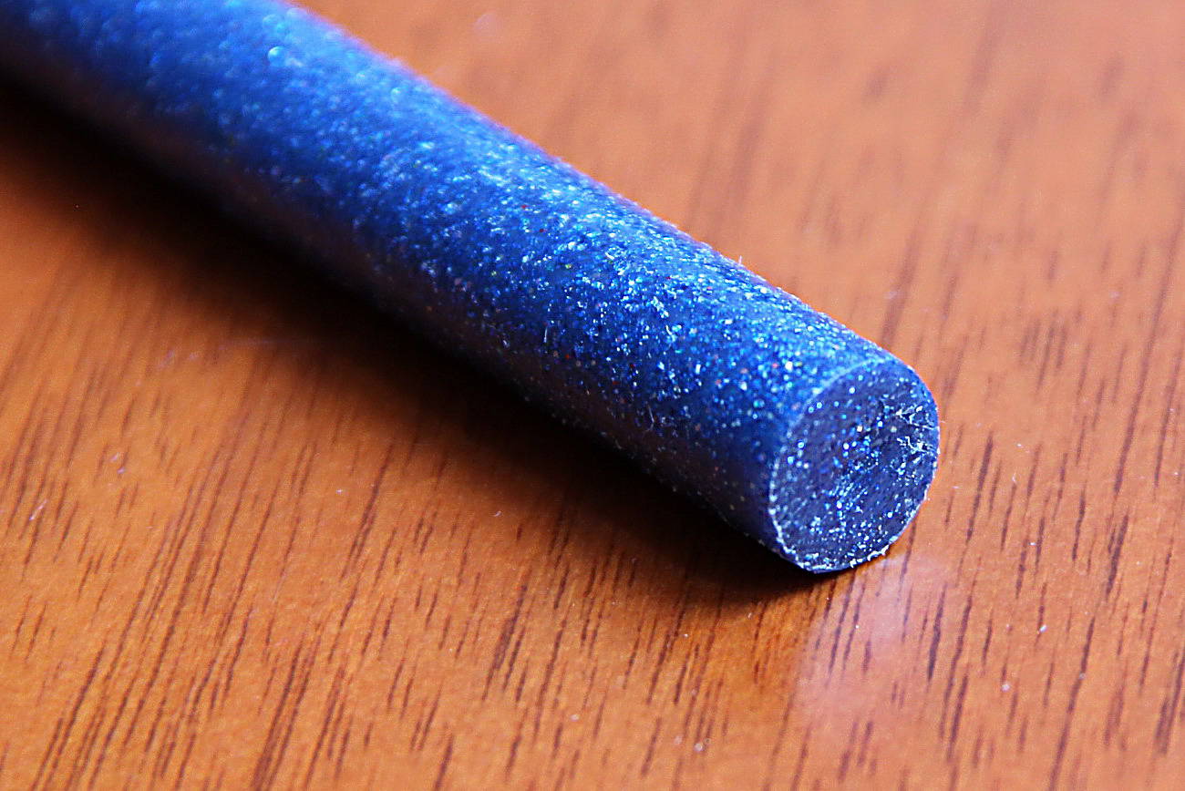 Dekorative Glitzerstäbchen für Heißklebepistole blau 54Stk(1kg)